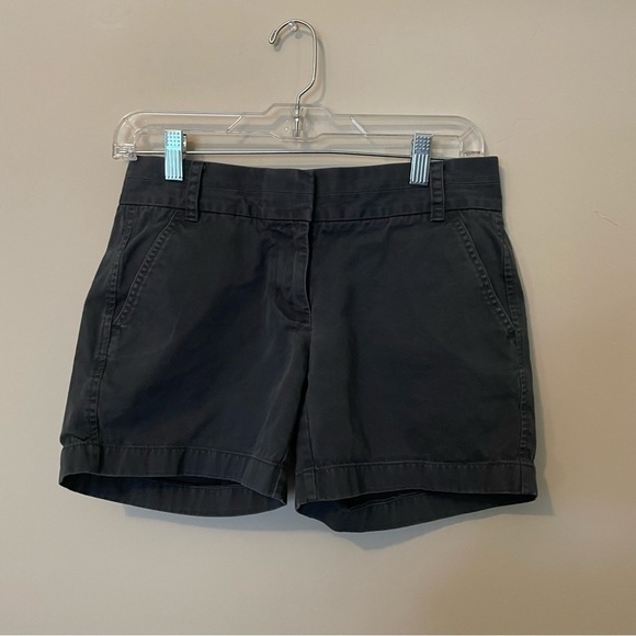 J. Crew Pants - J. Crew Dark Charcoal Gray Chino Broken-In Shorts